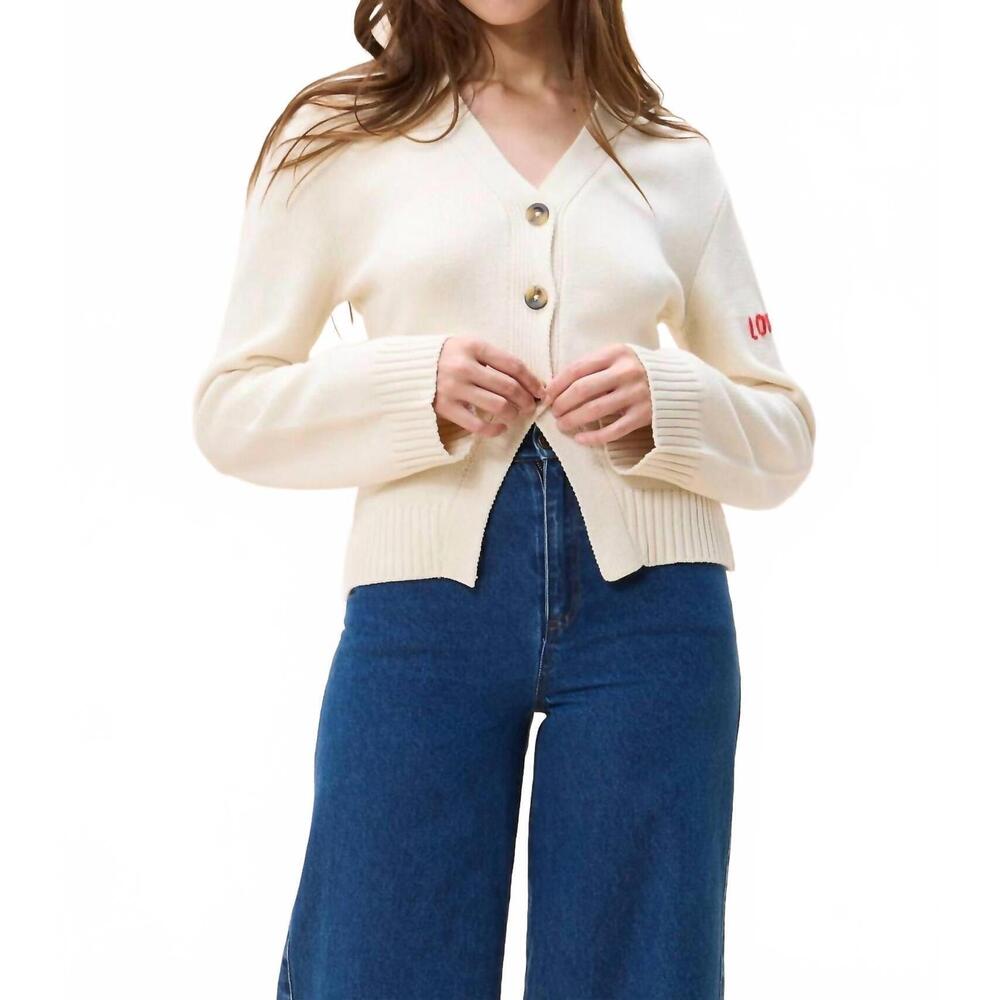 NEW CLEOBELLA tamsin knit cardigan in ivory